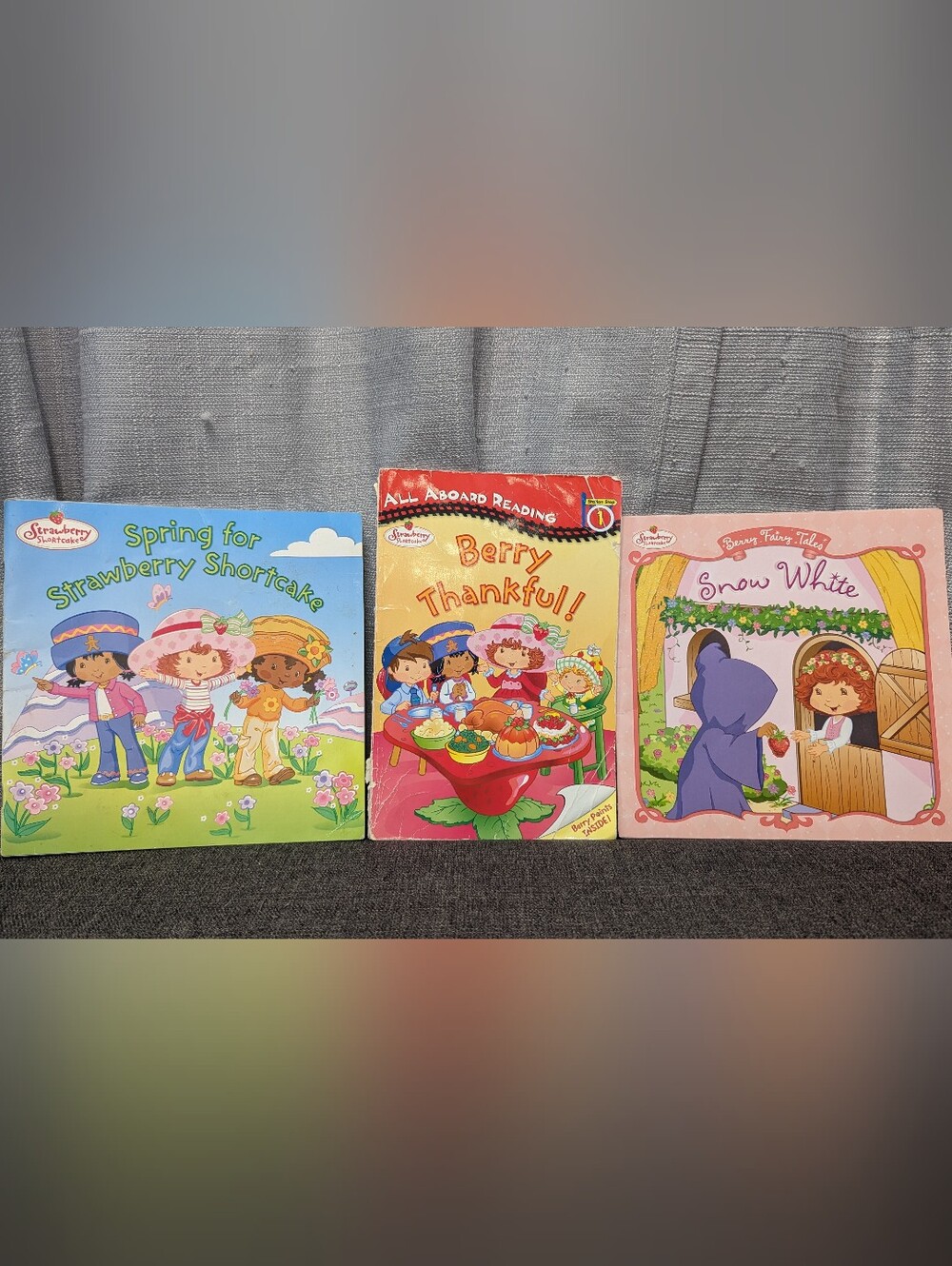 Strawberry Shortcake Book Lot of 3 Paperback Illustrated Grosset Dunlop